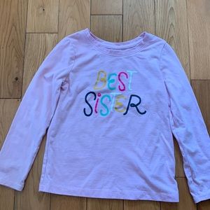 Best sister long sleeve tee shirt